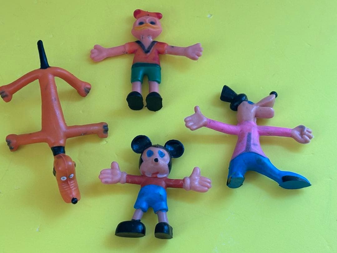 ミッキーマウス フィギュアセット　ヴィンテージ ペンダブル人形