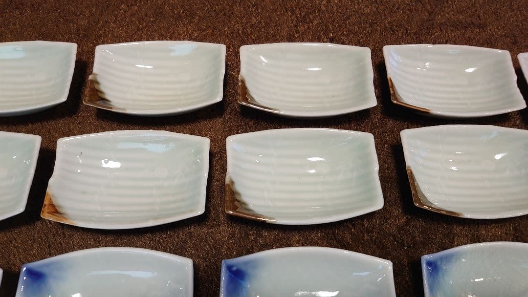 古伊万里　伊万里　豆皿　角皿　３種２７客