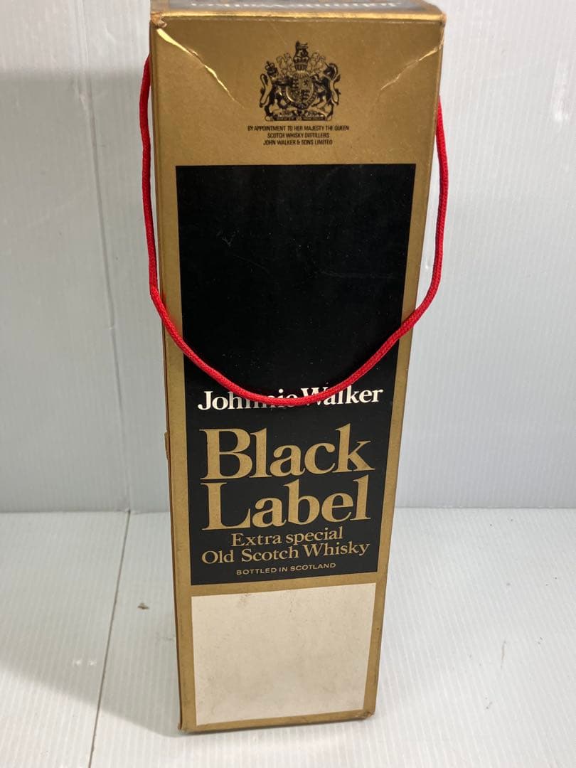 【未開栓】特級ジョニーウォーカー　ブラックラベル　エクストラスペシャル金キャップ