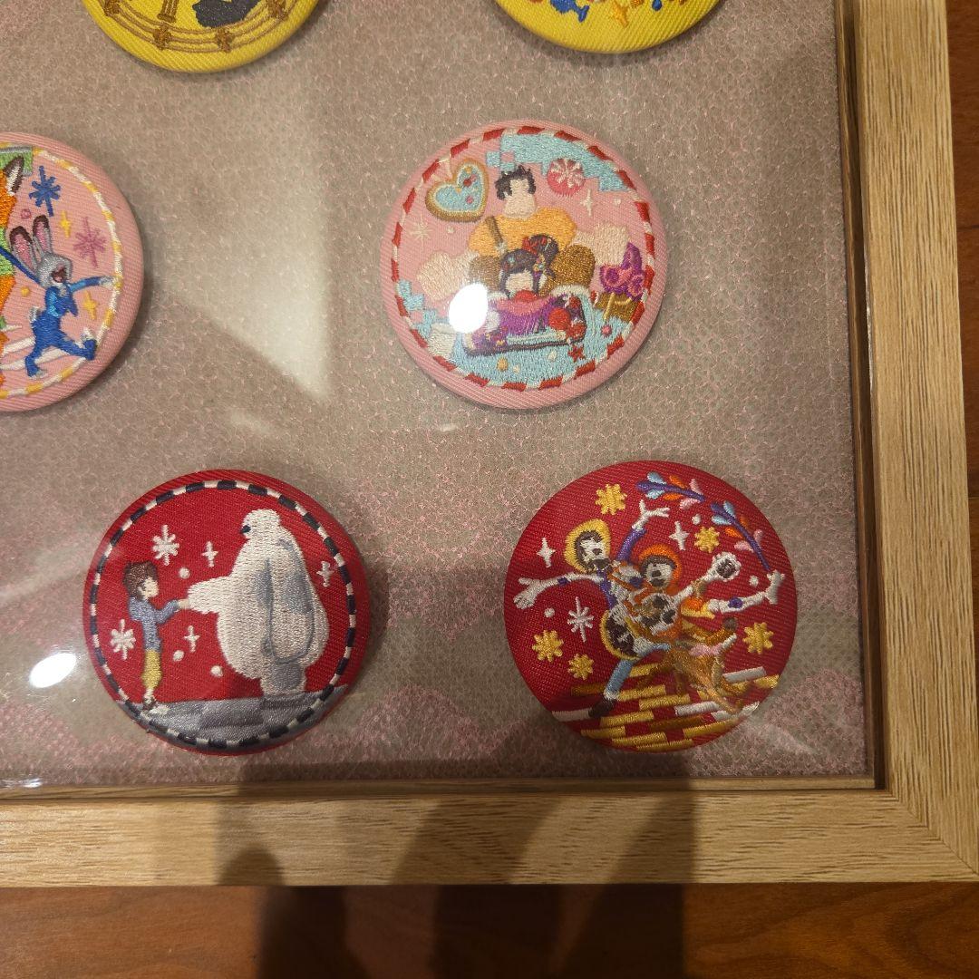 ディズニー☆刺繍缶バッジ☆15個セット