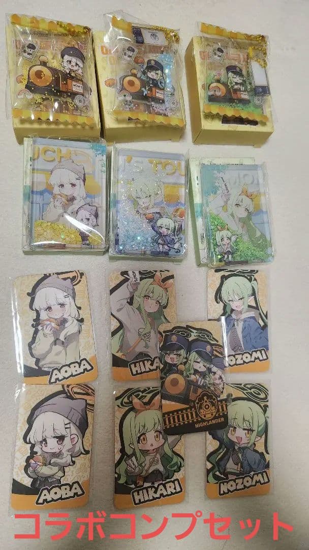 ブルアカ 韓国 限定 マムズタッチ コラボ アクリルブロック トレカ コンプ