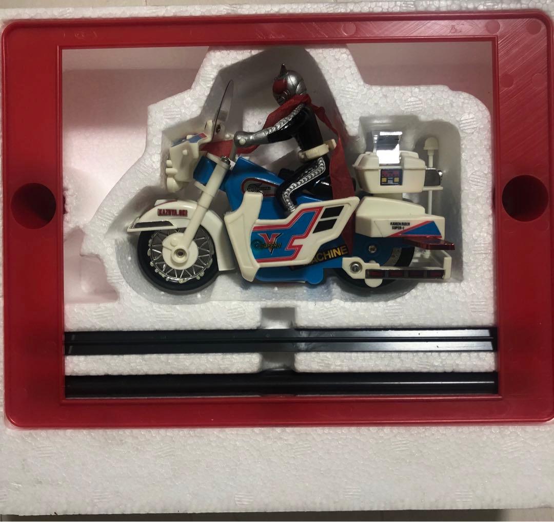 ⚠️当時物・貴重　箱付き　仮面ライダースーパー1 Vマシーン　ライダーアタック