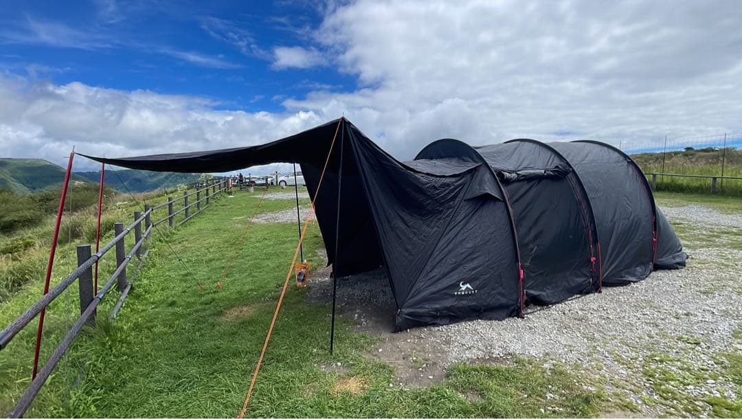 TOMOUNT ツールームテント 2-4人用 トンネルテント