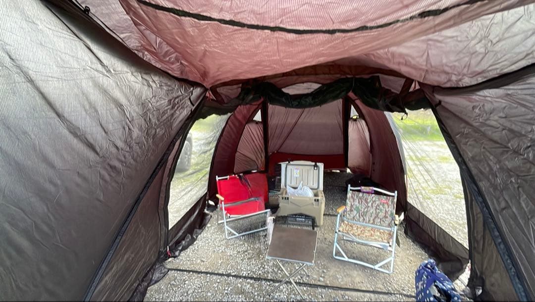 TOMOUNT ツールームテント 2-4人用 トンネルテント