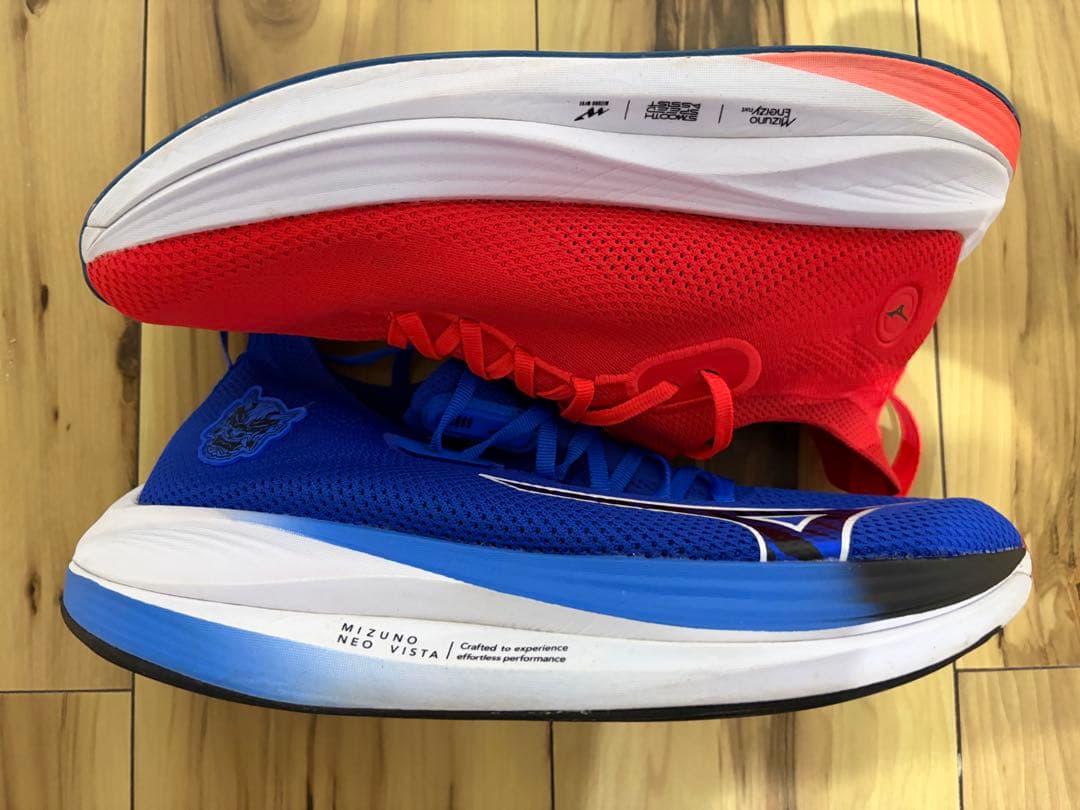 Mizuno ネオビスタ27.0 青/赤