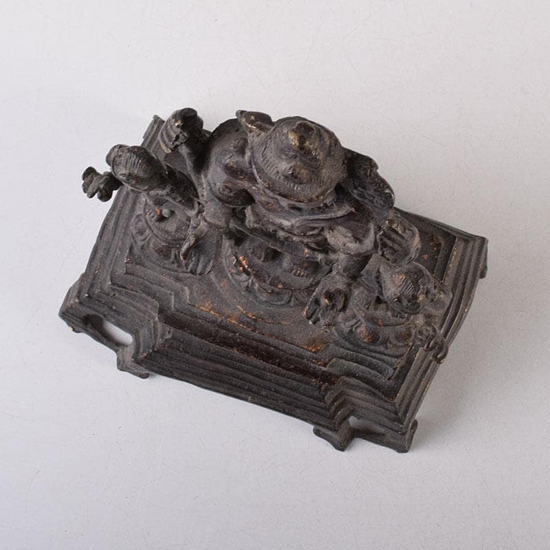 仏教美術　古銅　チベット仏　仏像　置物　V　R8656