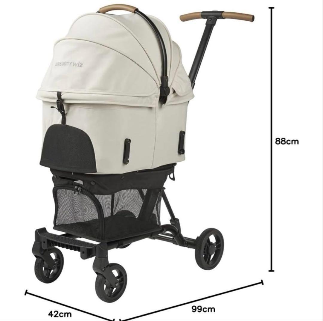 新品エアバギー ウィズ エックス パールホワイト