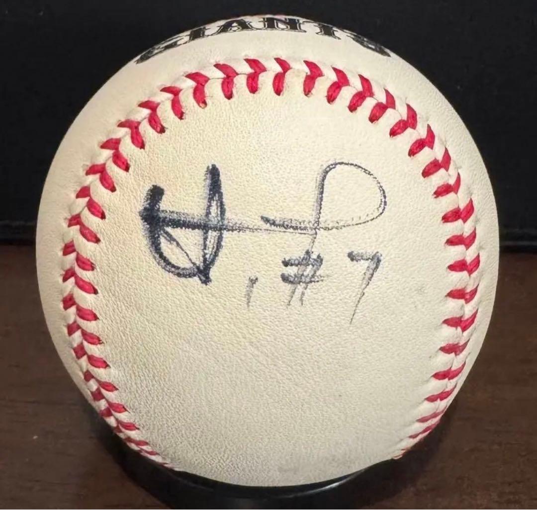 長野久義選手　ジャイアンツ　投げ入れ直筆サイン入り野球ボール