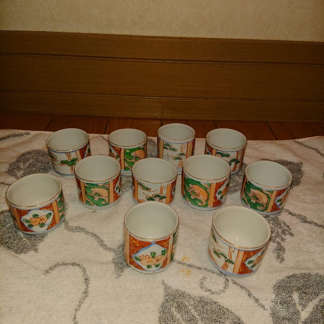 古伊万里ぐい呑み、お猪口覗き猪口