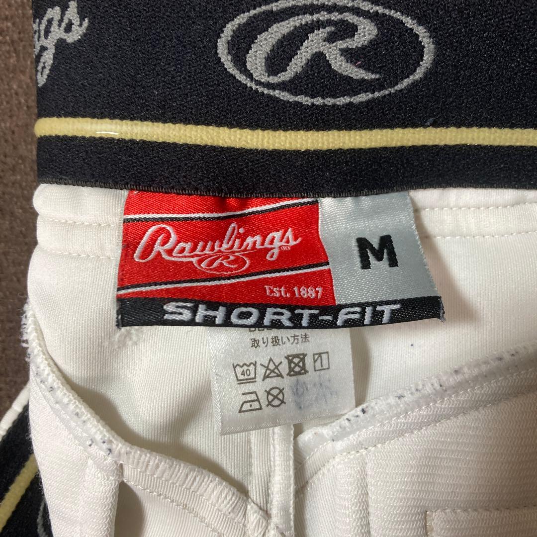 ローリングスRawlings 野球パンツ　M 4D ショートフィット　4枚
