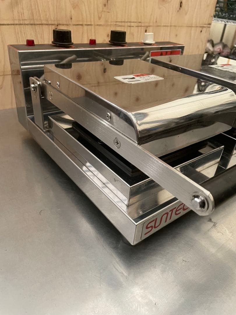 電気 ホットスナッカー ホットサンドメーカー 2連式 単相 100V