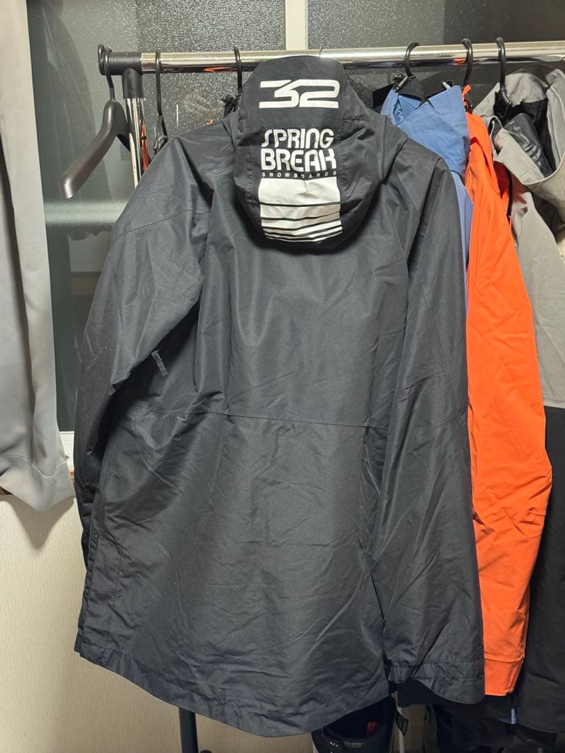 32 SPRING BREAK スノーボードウェア ブラック