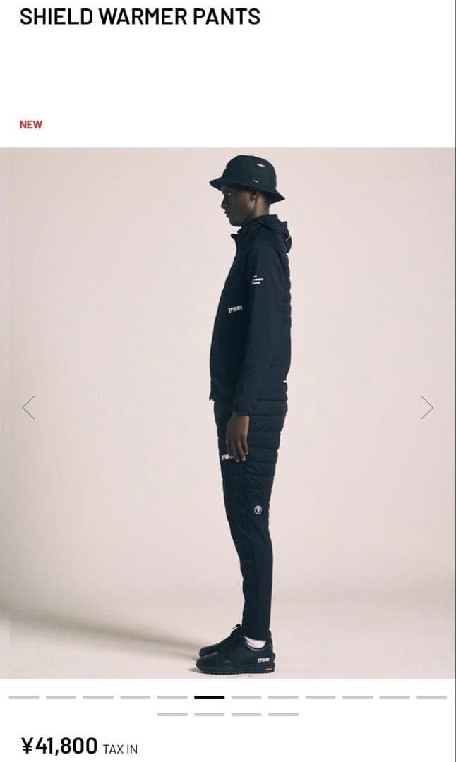 1980　TFW49 SHIELD PANTS サイズL 黒　サンプル品