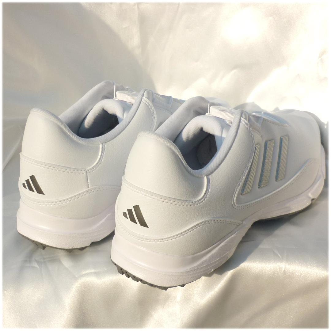 新品27cmアディダスゴルフ 白ゴルフシューズ LITE MAX BOA24