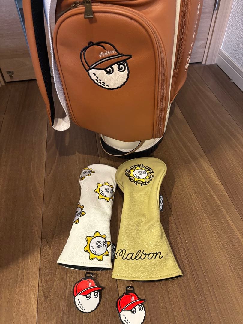 Malbon スタンド型ゴルフキャディバッグ