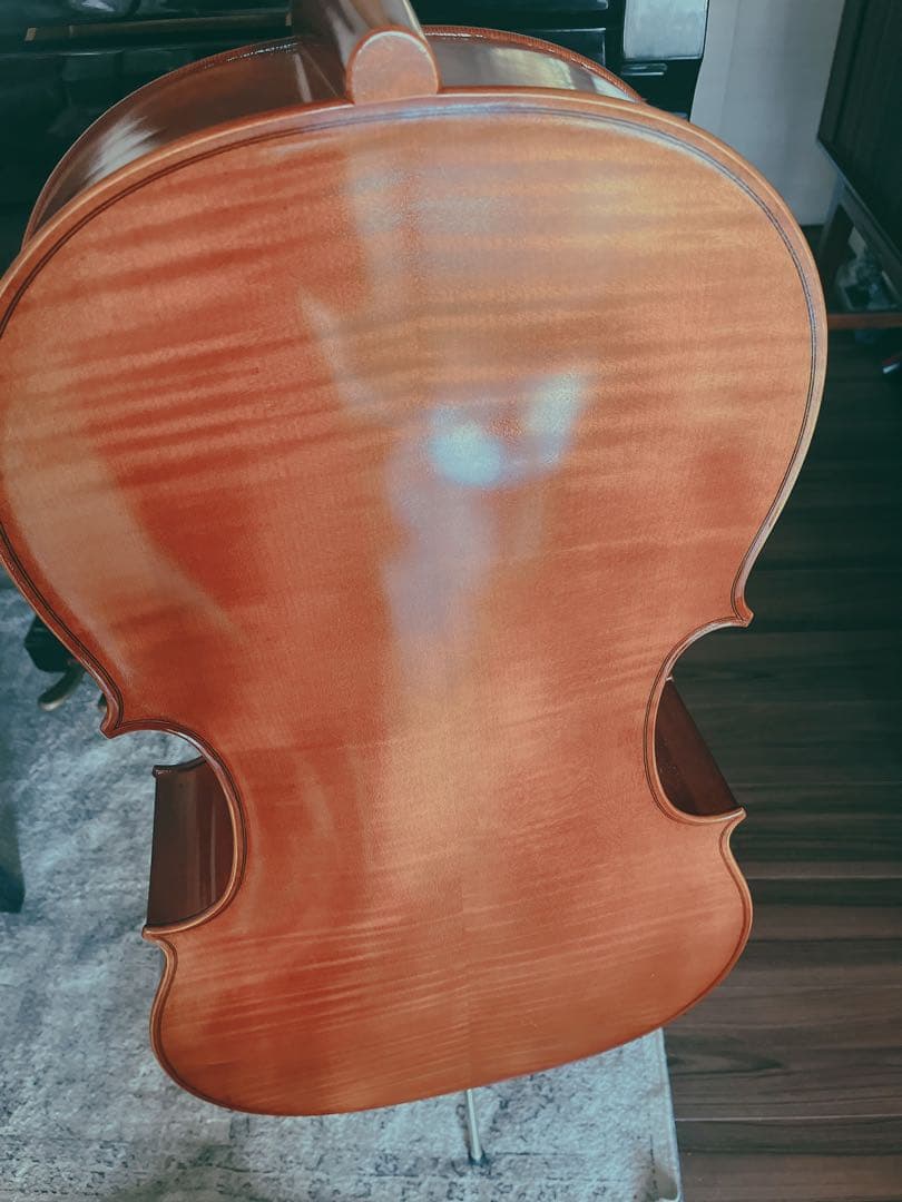 値下げしました！ドイツ製チェロ。ケース弓付き。784300円→558000円！！