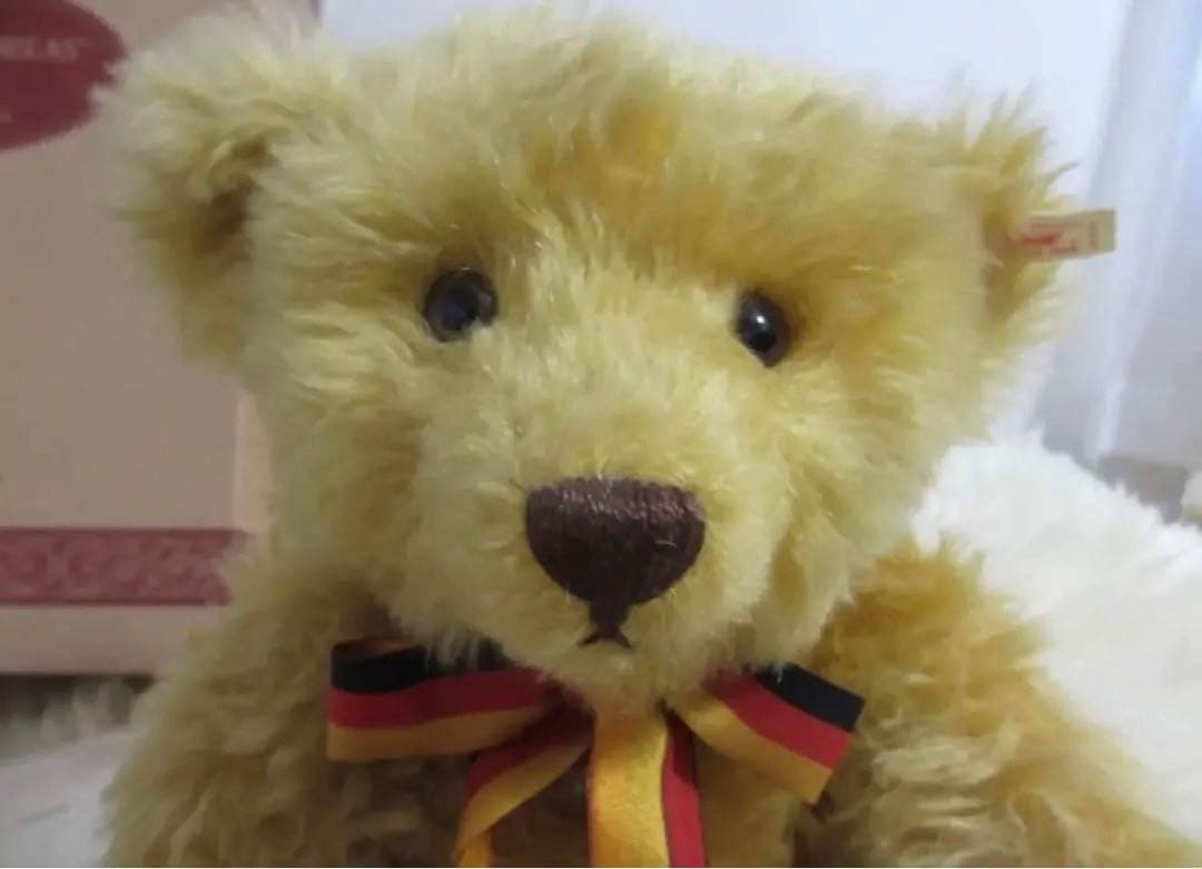 シュタイフ社ドイツ限定テディベア★ビンテージ古いぬいぐるみアンティークカントリー