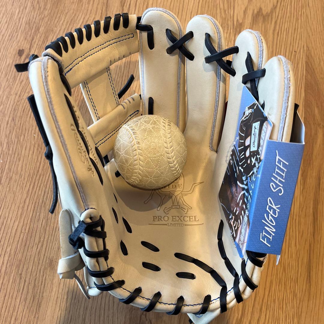 新品ローリングス軟式内野手用グローブキャメル