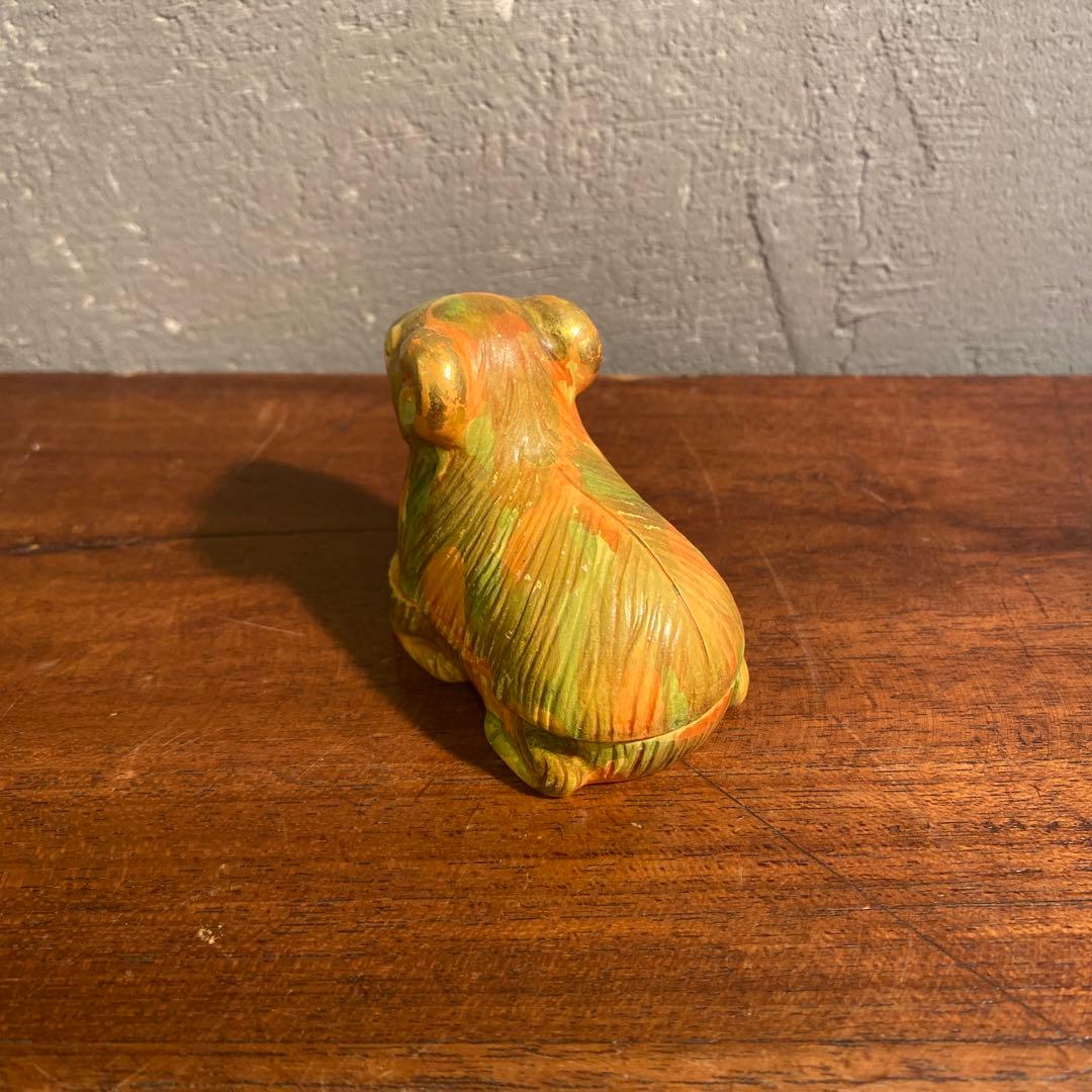 京焼 清水焼 東哉 山羊香合 茶道具 置物 コレクション ヤギ オブジェ