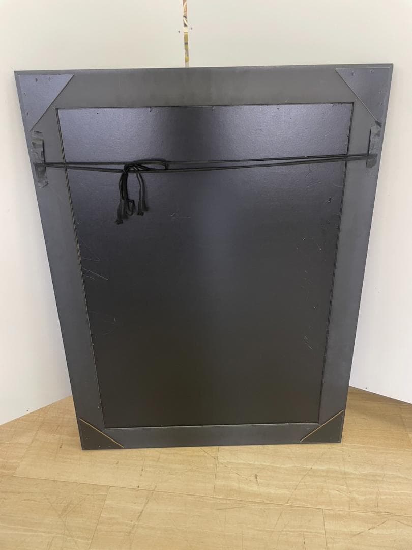 ルノワール　ブージヴァルのダンス　水晶絵　絵画　額縁　アート　壁掛け　名画　額絵