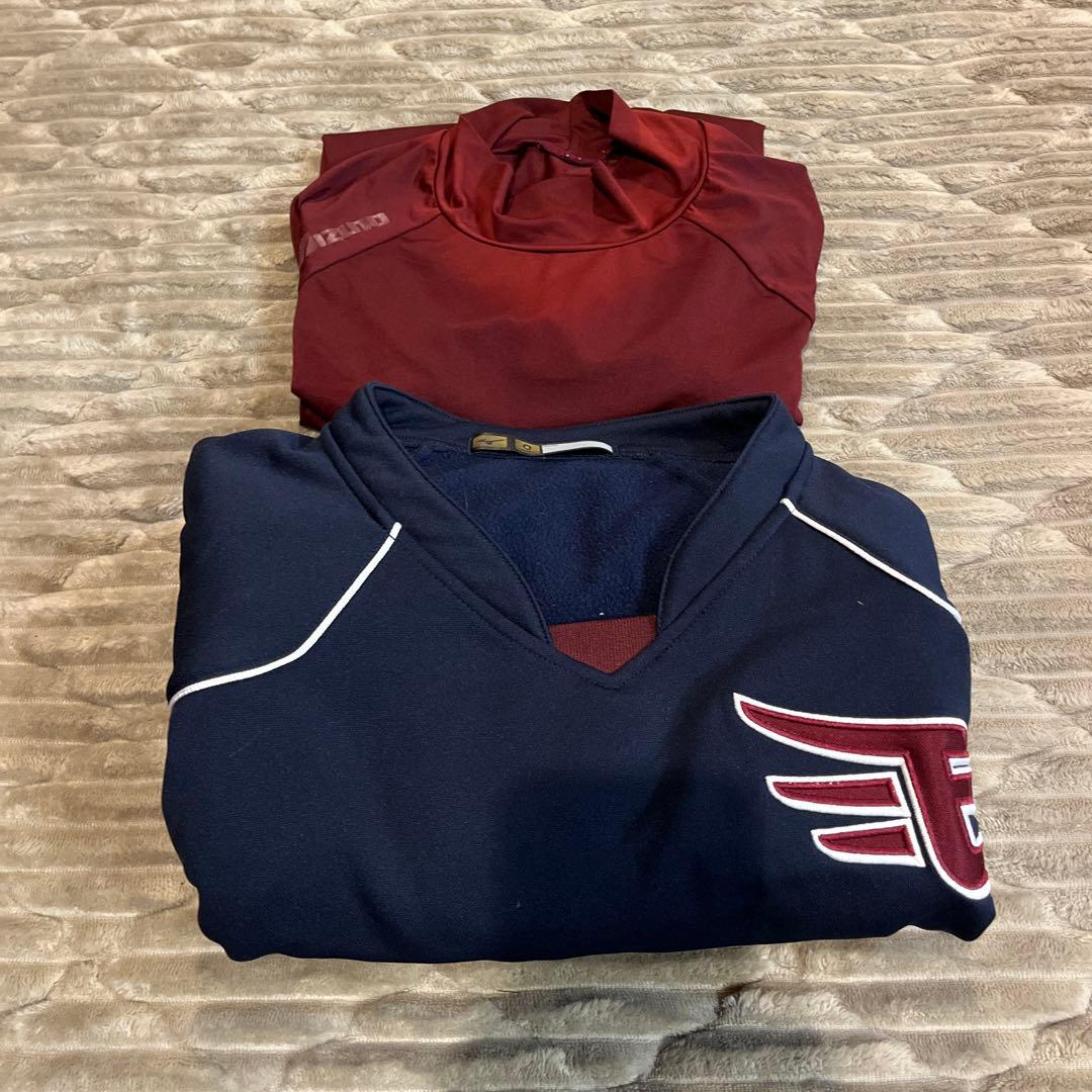 楽天イーグルス　MIZUNOプロ仕様　プラティクスジャケット　アンダーシャツ付き