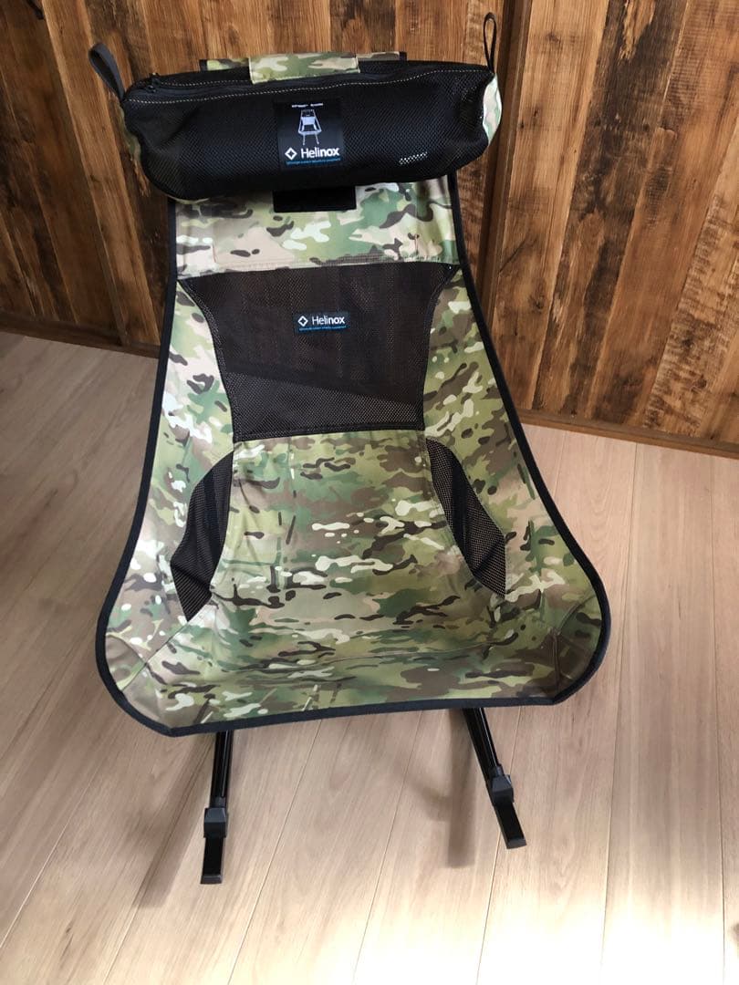 Helinox ヘリノックス チェアツー 廃盤マルチカモ　ロッキングフット付き