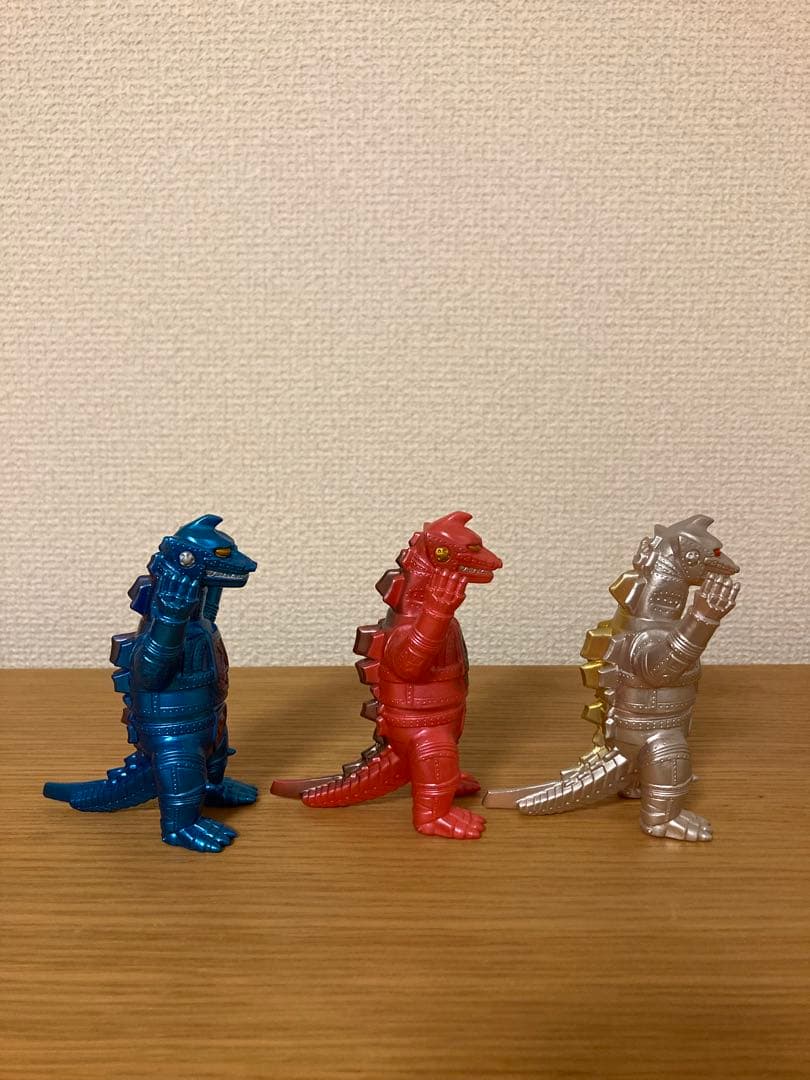 ブルマァク　メカゴジラ　メタリックカラー3点セット