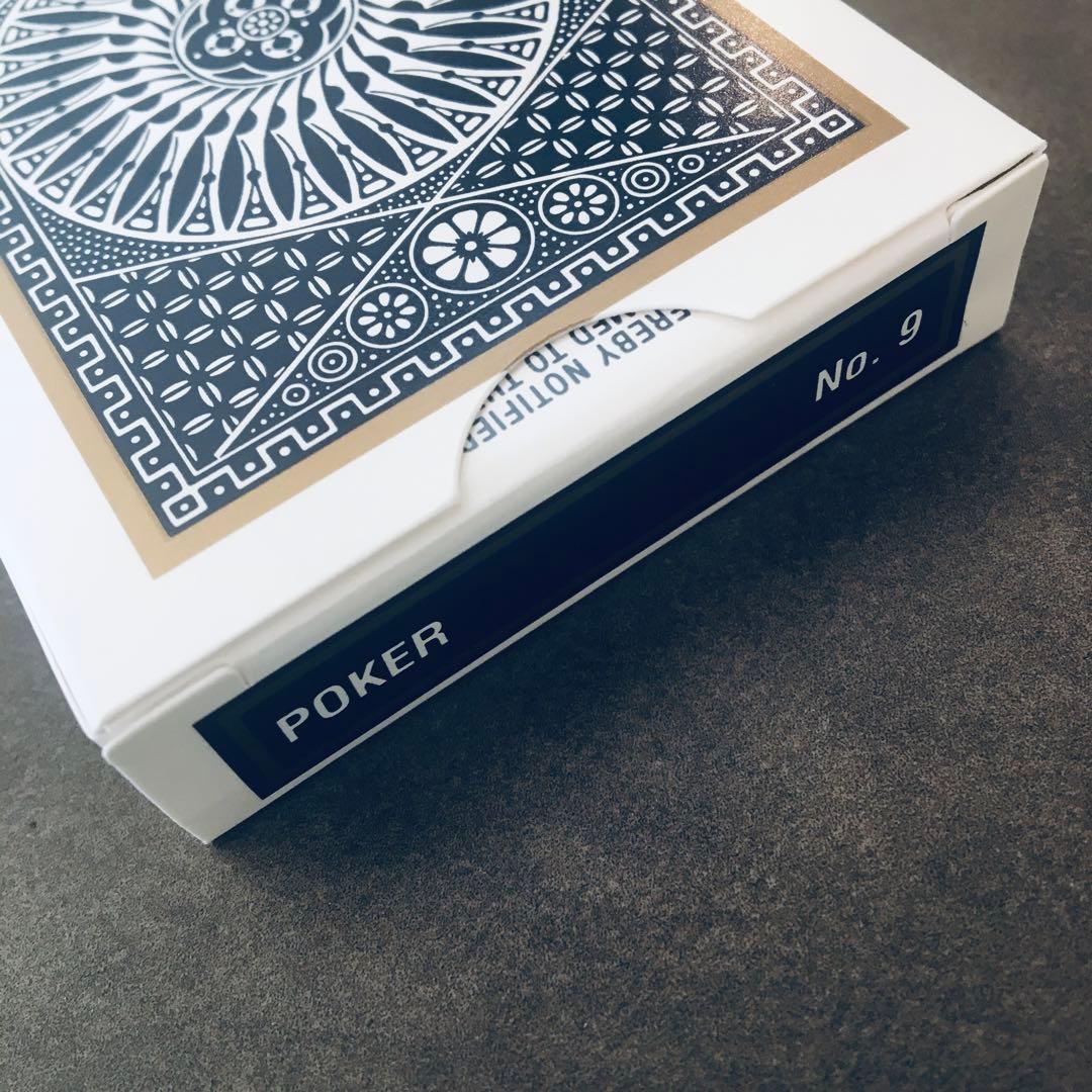 非売品　ジョニーウォーカーブルーラベル　超希少デック入手困難　ゴールドフレーム