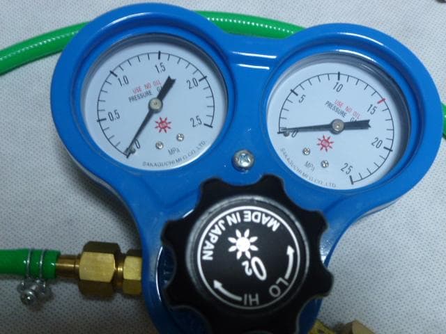 酸素調整器セット 関東用（エアーホース・エアーダスター・ホースニップル）