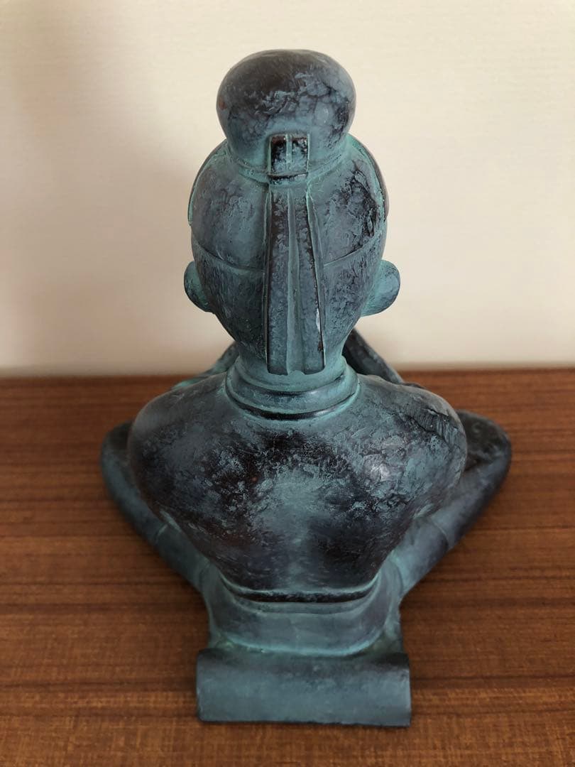 聖徳太子像　座像　以和為貴　青銅製　高さ25㎝　置物　オブジェ
