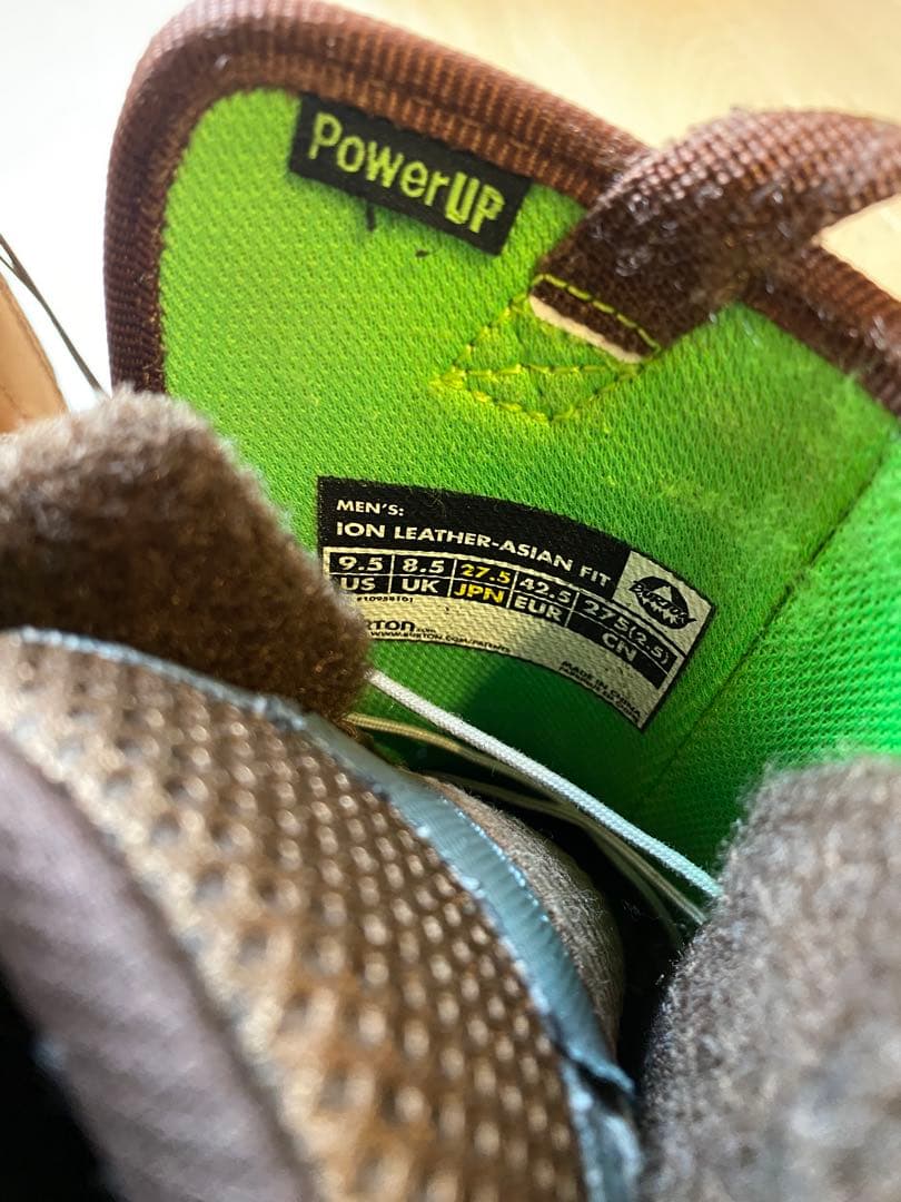 burton ion red wing スノーボード　ブーツ　レザー　バートン