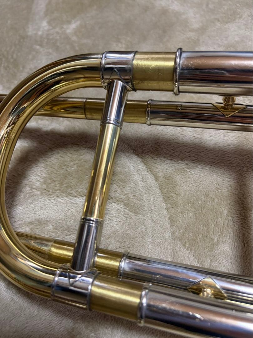 【美品】PLAYTECH テナーバストロンボーン PTSL-300OP