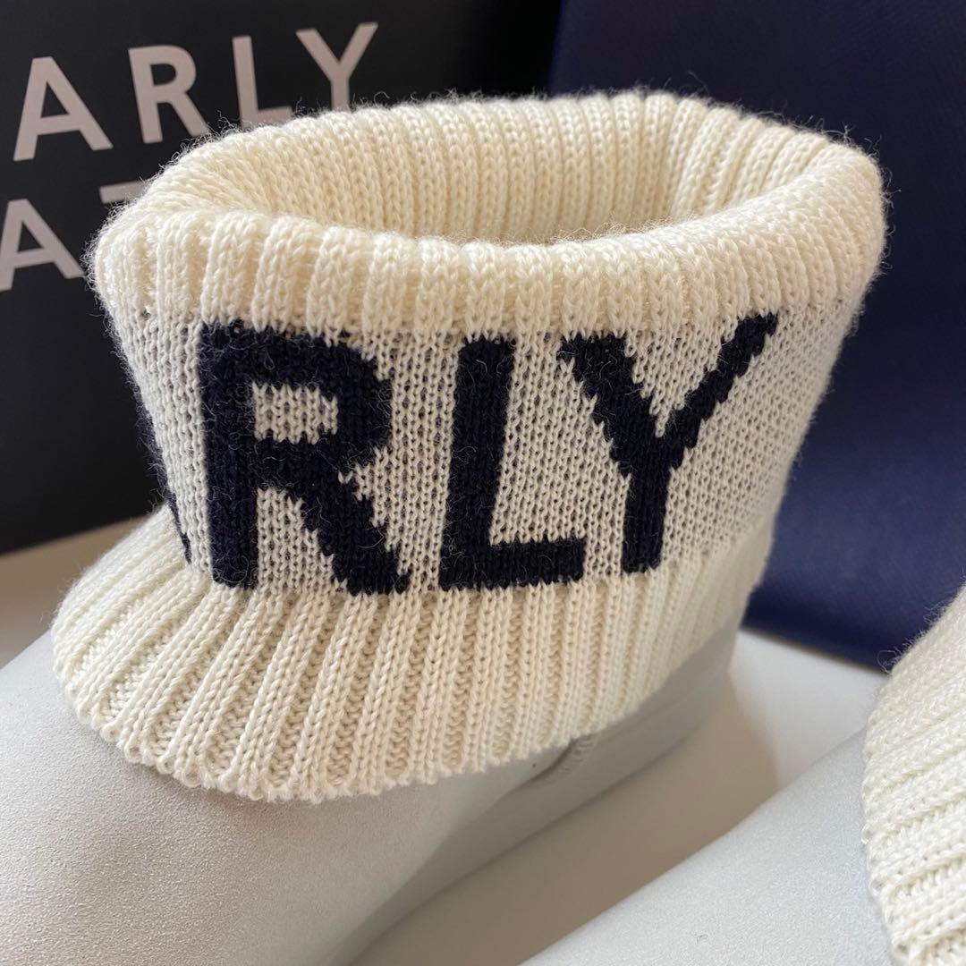 PEARLYGATES 053-1292102 ホワイト ゴルフシューズ 箱あり