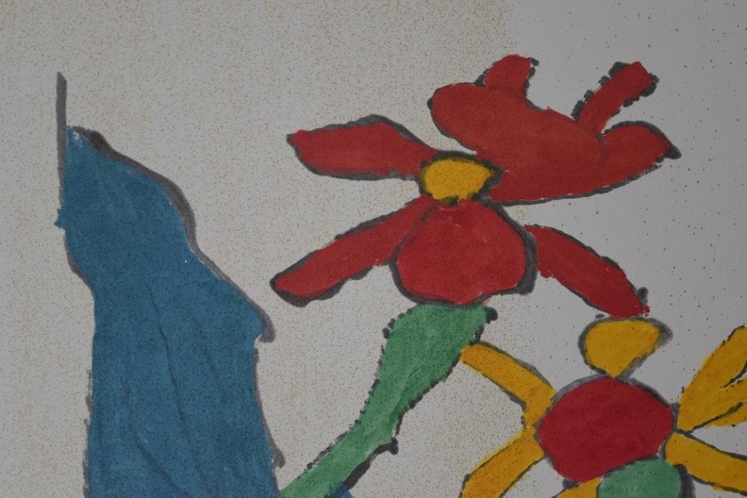 画業70年　超俗・画壇の仙人・色と形の科学者・熊谷守一・稀少作品、真作保証