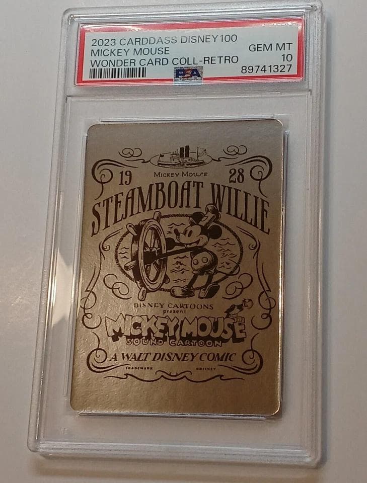 蒸気船ウィリー ミッキーマウス ディズニー100 Disney PSA 10