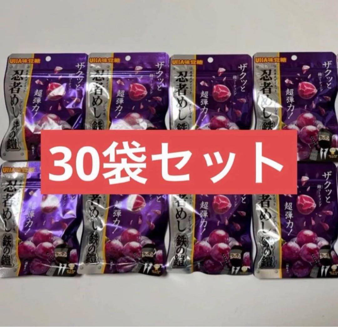 【30袋】 忍者めし 鉄の鎧 グレープ
