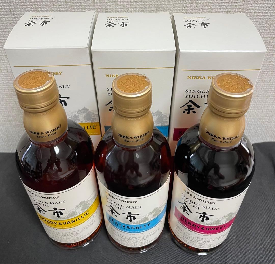 NIKKA/ニッカ 余市蒸留所 限定 ウイスキー 各500ml 宮城峡 余市
