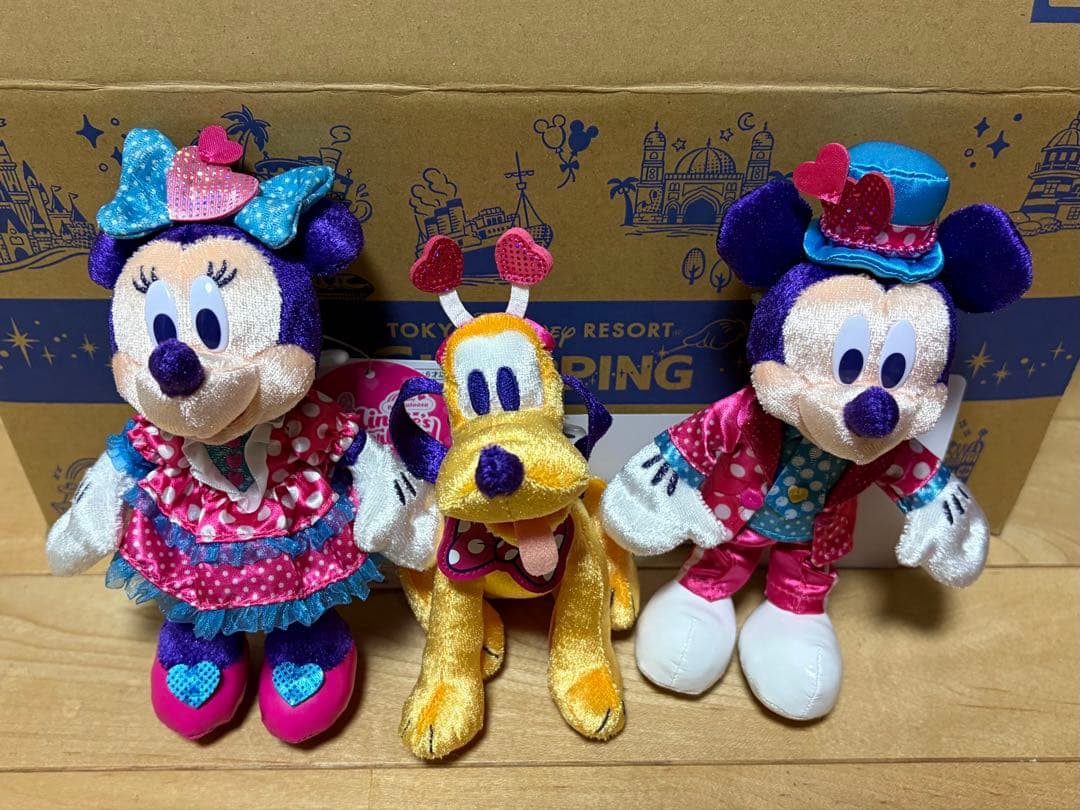 パルパルーザ ミニーのファンダーランド ぬいぐるみバッジ 3種セット