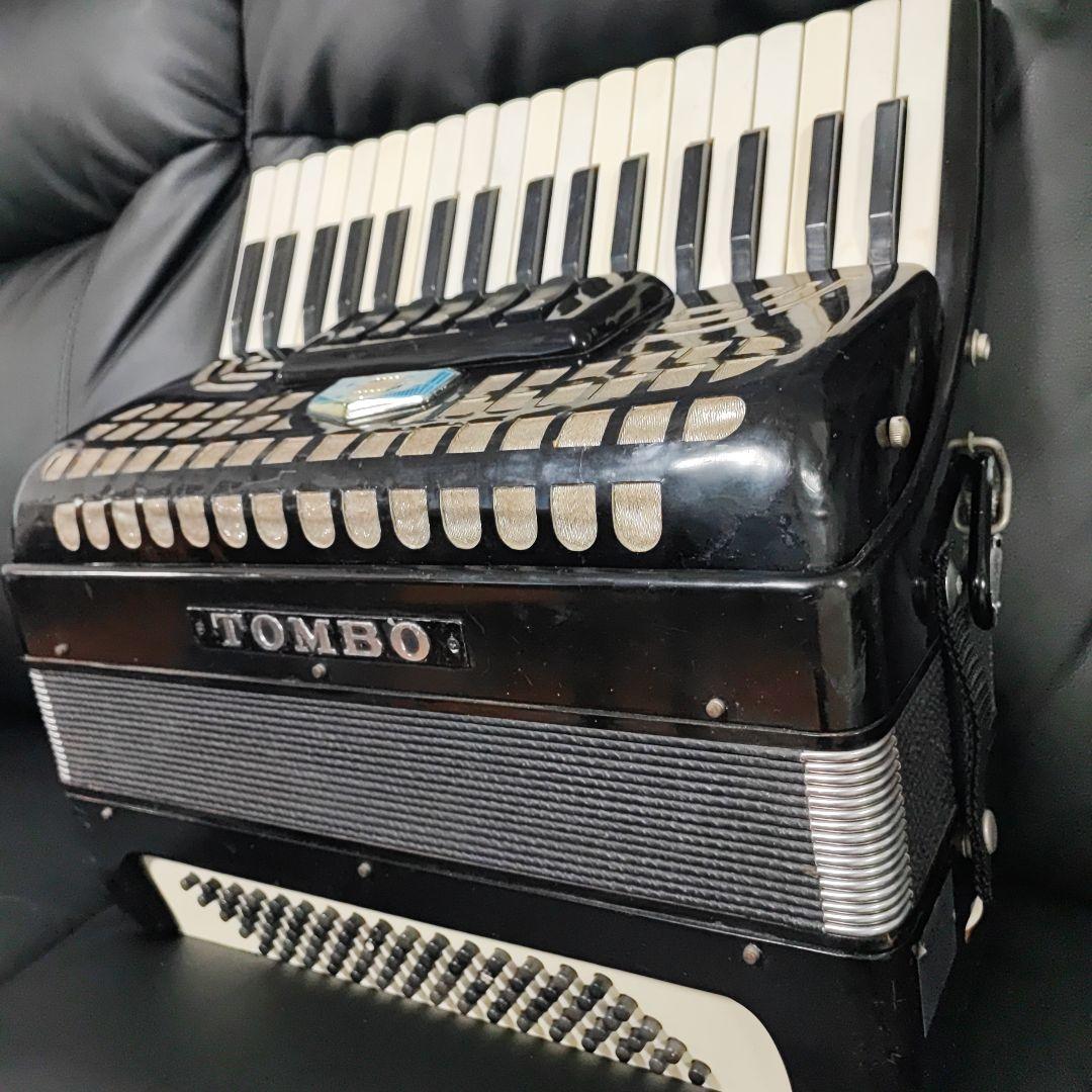 め*か様 TOMBO アコーディオン 34鍵 80ベース式 トンボ