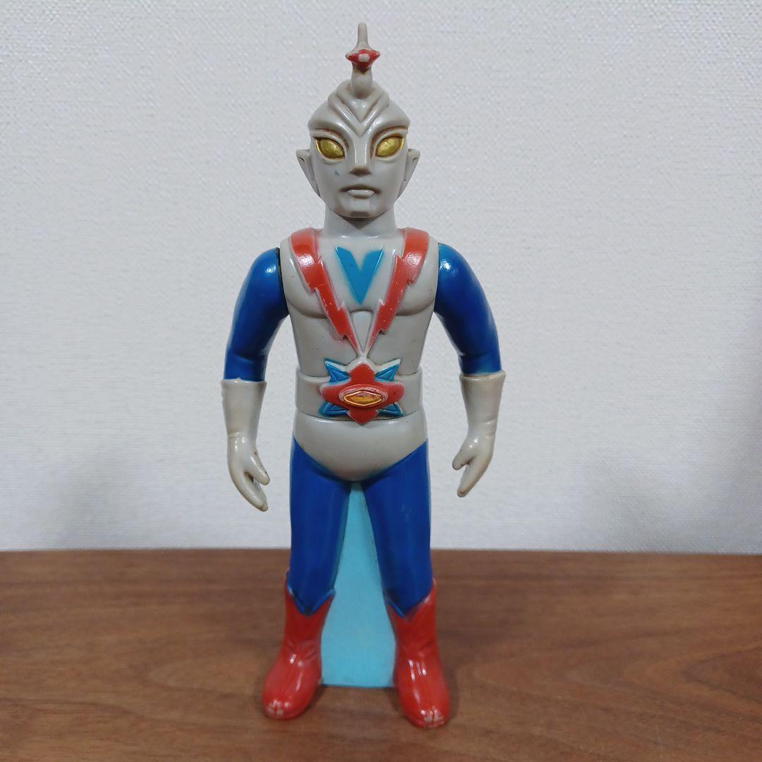 当時もの　タカトク製「流星人間ゾーンのゾーンファイター」希少ソフビ貯金箱