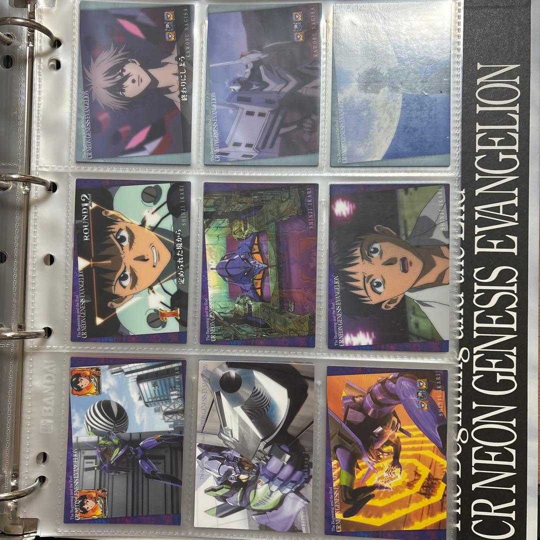 CR新世紀エヴァンゲリオン 最後のシ者 カードダスマスターズ バインダー カード