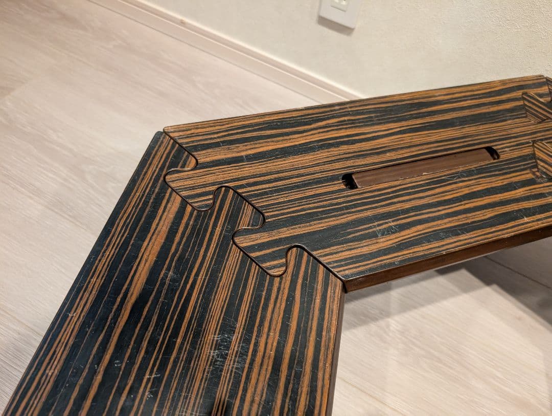 TheArth ヘキサテーブル 黒しま次郎 TheArth収納袋付き