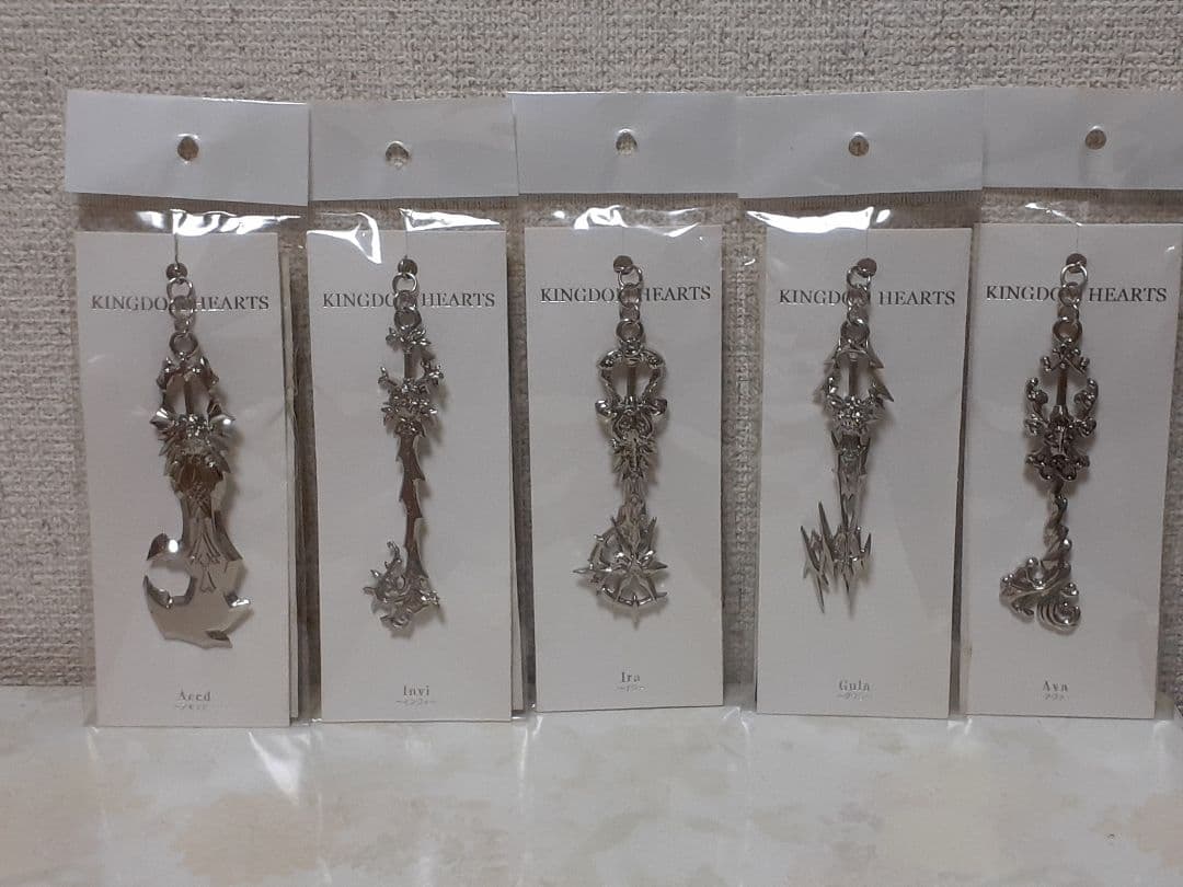 キングダムハーツ(ロストマスター)キーブレードキーホルダー5本セット