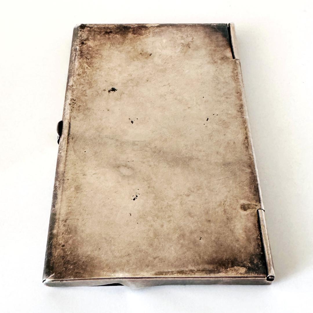 ★英国★純銀製 カードケース イギリス 925 バーミンガム FGH社製