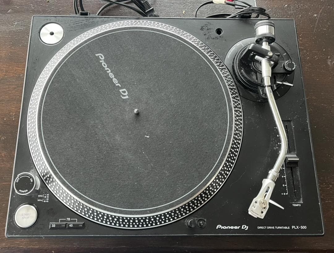 Pioneer DJ PLX-500 ターンテーブル(付属カートリッジ付き)