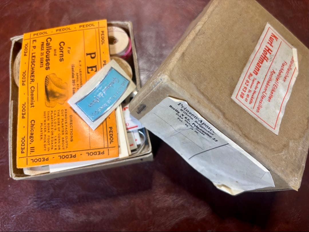 ビンテージ紙モノ ファーマシーBOXin紙モノ