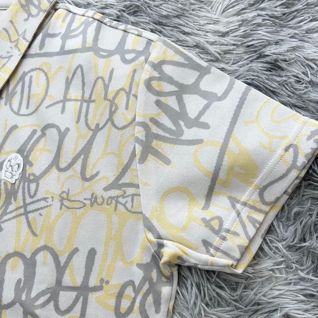 新品　ラッセルノ　ポロシャツ　半袖　イエロー　ルチャ　ポリエステル　サイズ5