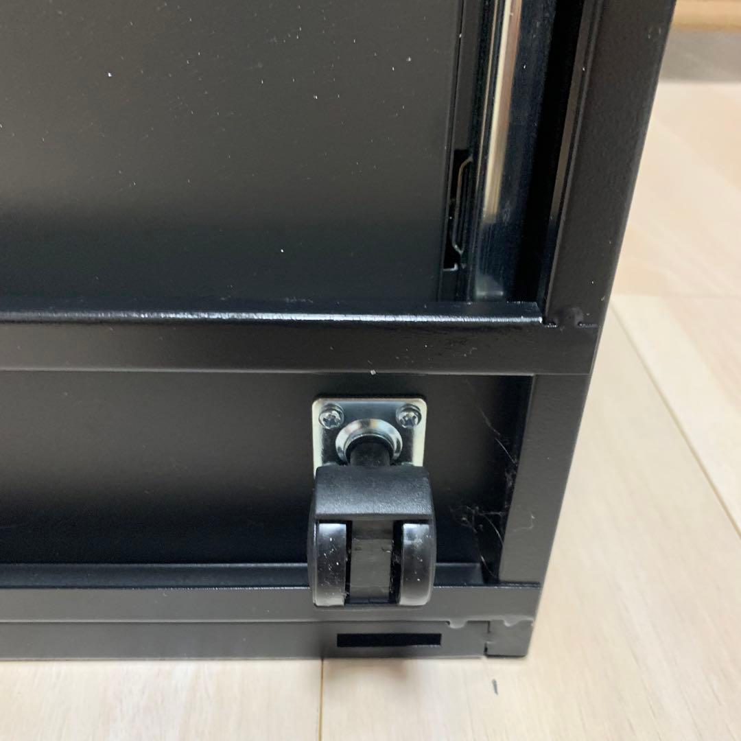 KANADEMONO キャビネットワゴン　black 黒