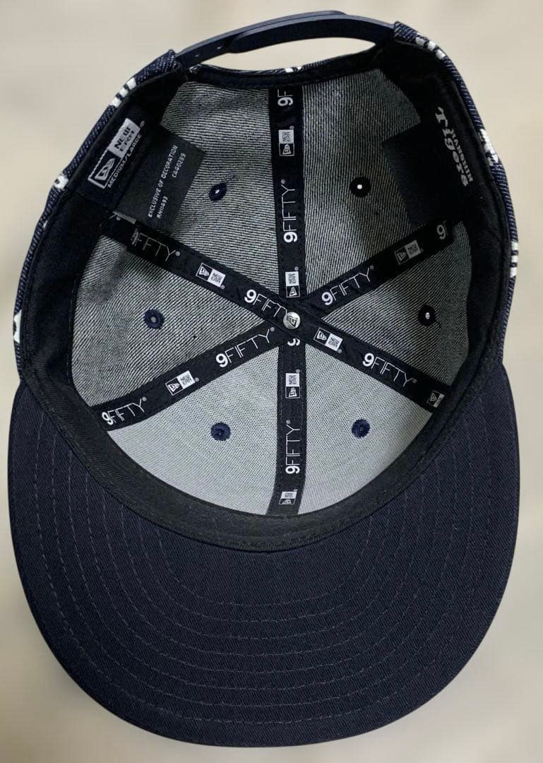 阪神タイガース 9FIFTY(TM)キャップ ニューエラ デニム ネイビー