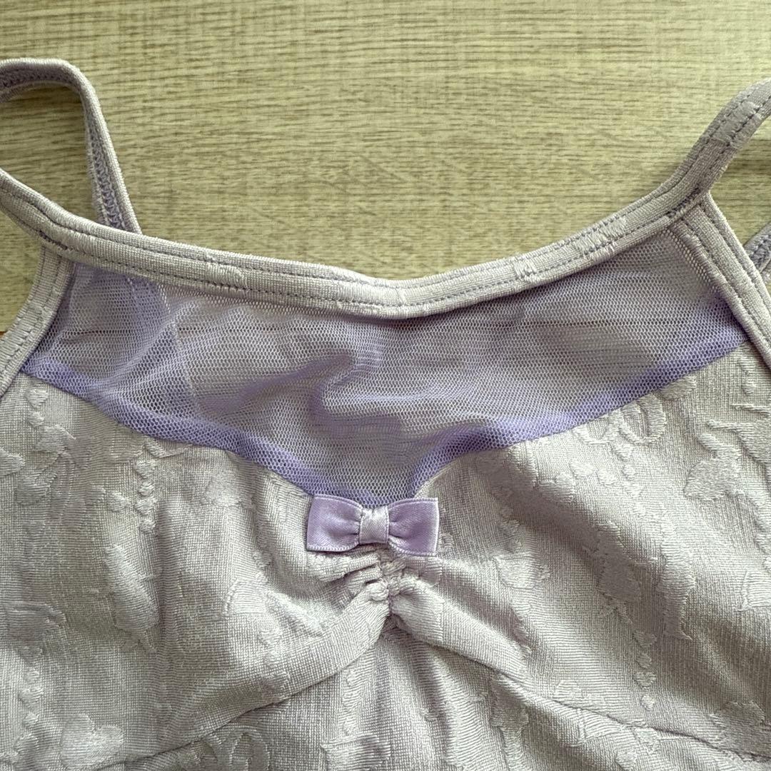 チャコット　パープル　薄紫バレエレオタード　130